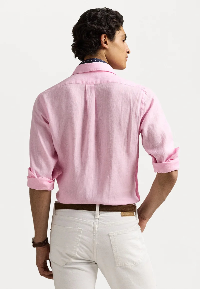 Pink Ralph Lauren Linen shirt