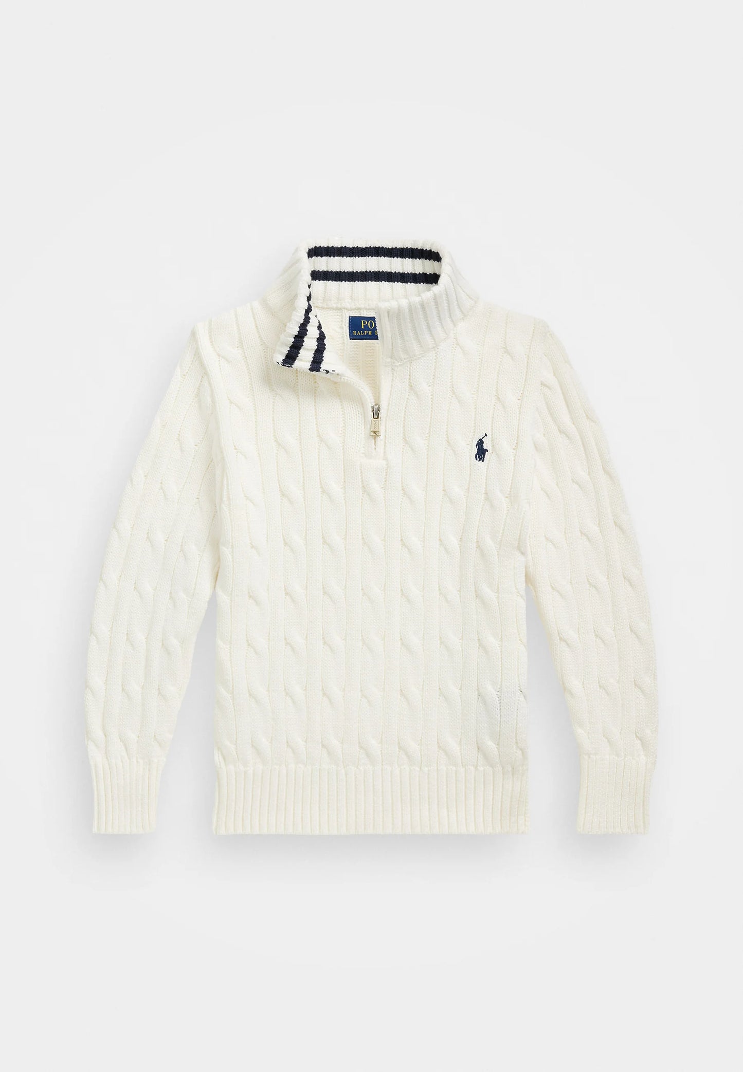 Polo Ralph cable knit half zippers 3 different colours
